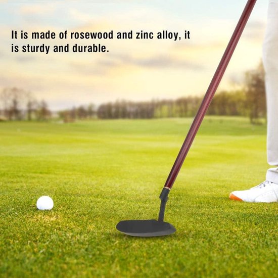 Detchable Rechterhand Golf Putter - Eenvoudig Te Installeren - Driedelige Oefen Golf Shaft — afbeelding 2