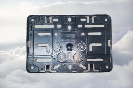 Kentekenplaathouder motor zonder reclamerand PS (21x14,3cm) van Shirtmakelaar