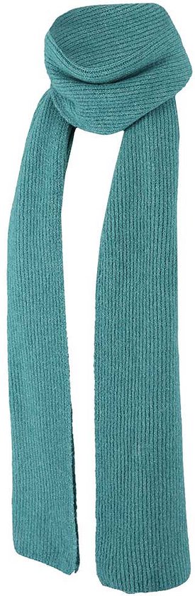 Sarlini - Écharpe Femme - Côtelé - Taille Unique - Petrol