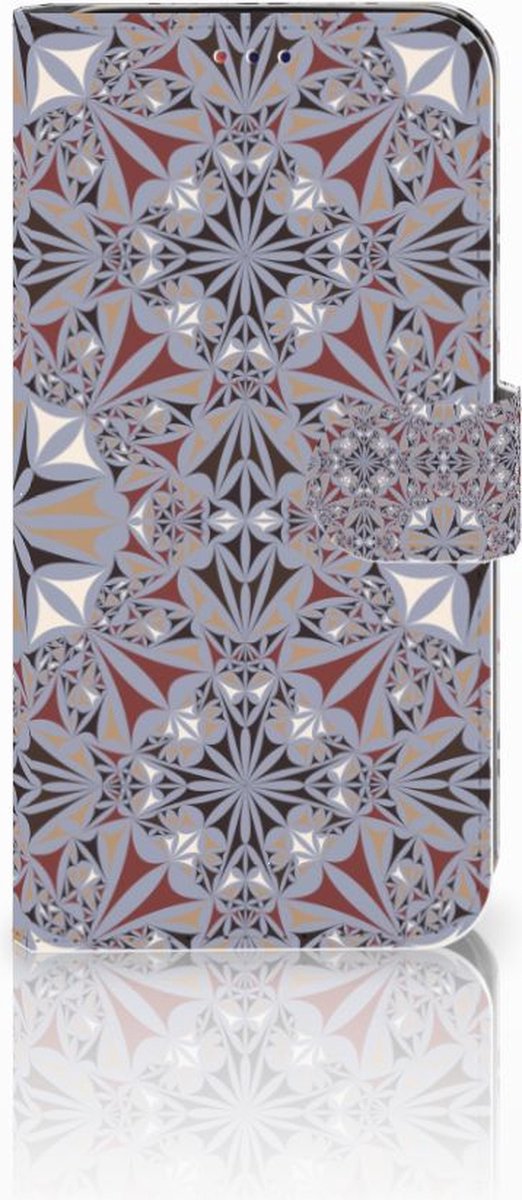 Samsung Galaxy A10 Bookcase Flower Tiles