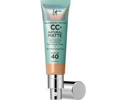 It Cosmetics Your Skin But Better CC+ Natural Matte SPF40 Foundation - Matte & Stralende Finish - Neutral Tan - 32ml