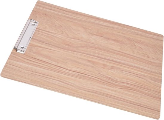 Planche à Dessin Portable 8K - Bois Et Métal - Clip Solide - 40x28,8 Cm - Pour Croquis, écriture, Voyages