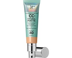 It Cosmetics Your Skin But Better CC+ Natural Matte SPF40 Foundation - Matte & Stralende Finish - Medium - 32ml