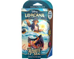 Pokemon disney lorcana: azurite sea jim hawkins & tiger starter deck