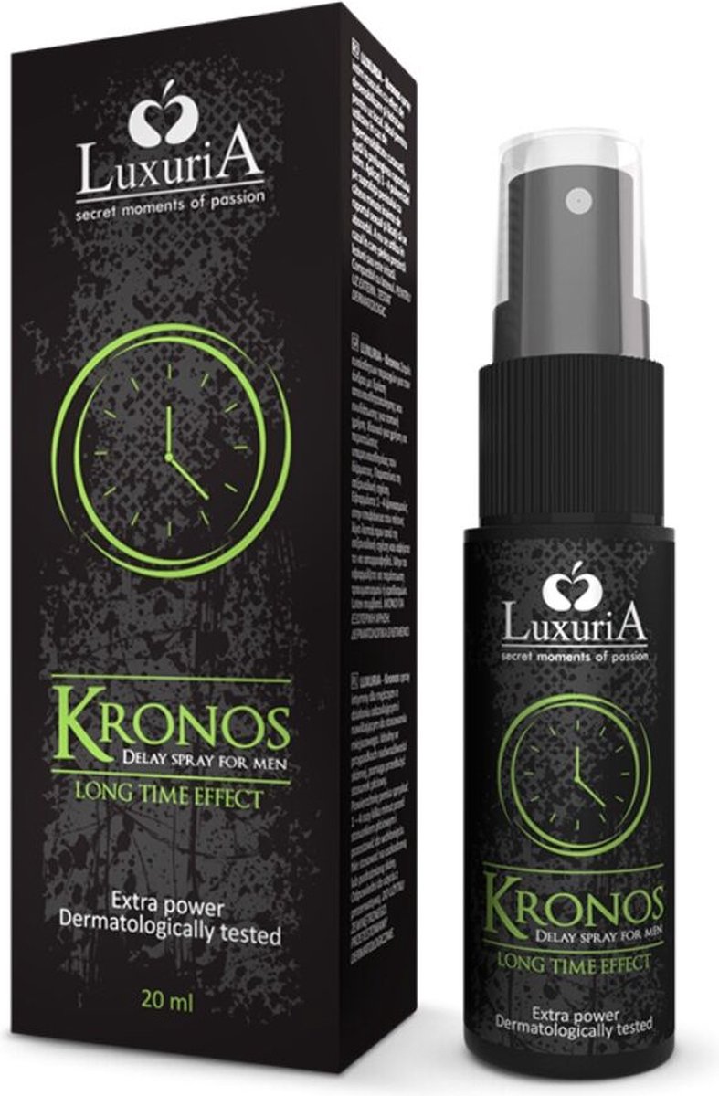 Goedkoopste INTIMATELINE LUXURIA - KRONOS VERTRAGEND SPROEI-EFFECT VOOR MANNEN 20 ML | STIMULEREND MIDDEL | VERTRAGEND EFFECT VOOR MANNEN
