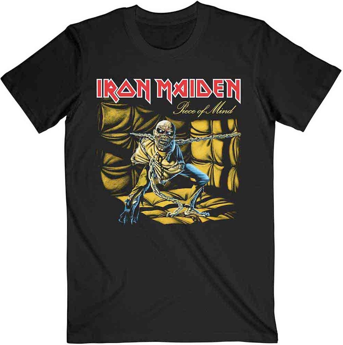 Iron Maiden - Piece Of Mind Heren T-shirt - XXL - Zwart