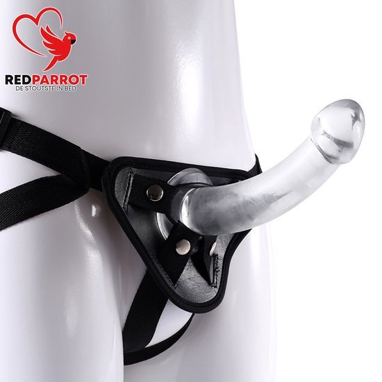 Foto: Voorbinddildo strap on dildo verstelbaar harnas premium uitvoering topkwaliteit siliconen