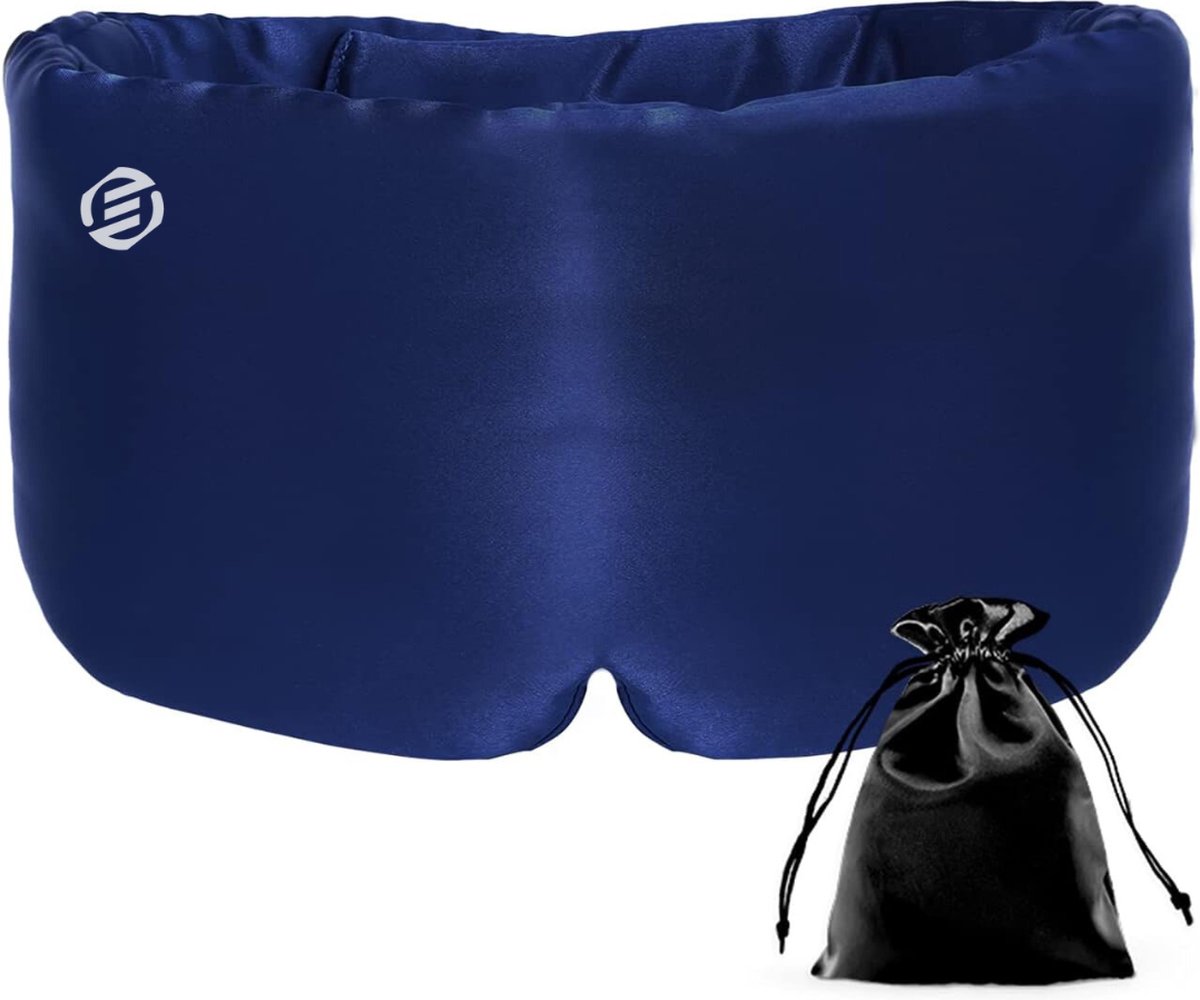 Equivera Slaapmasker Bluetooth - Slaap Koptelefoon - Hoofdband met Speakers - Mannen en Vrouwen - Slaapmasker met Speakers - 100% Verduisterend - Incl. White Noise en Binaural Beats