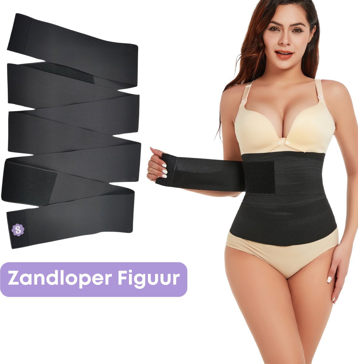 Goedkoopste Waist trainer - Verstelbaar - 4 Meter - Snel afvallen - Shapewear korset - Zweetband buik - Buikband - afslanken - Corrigerend ondergoed - Afslankband - Man en Vrouw - Sauna belt - band - Shapetape