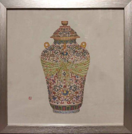 Pot chinois de peinture Fine Asianliving