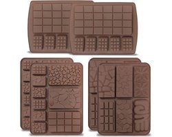 Chocolade vorm silliconen - Gietvorm Wafelvormen Proteïne Energierepen Fondant Zoetigheid Smelten