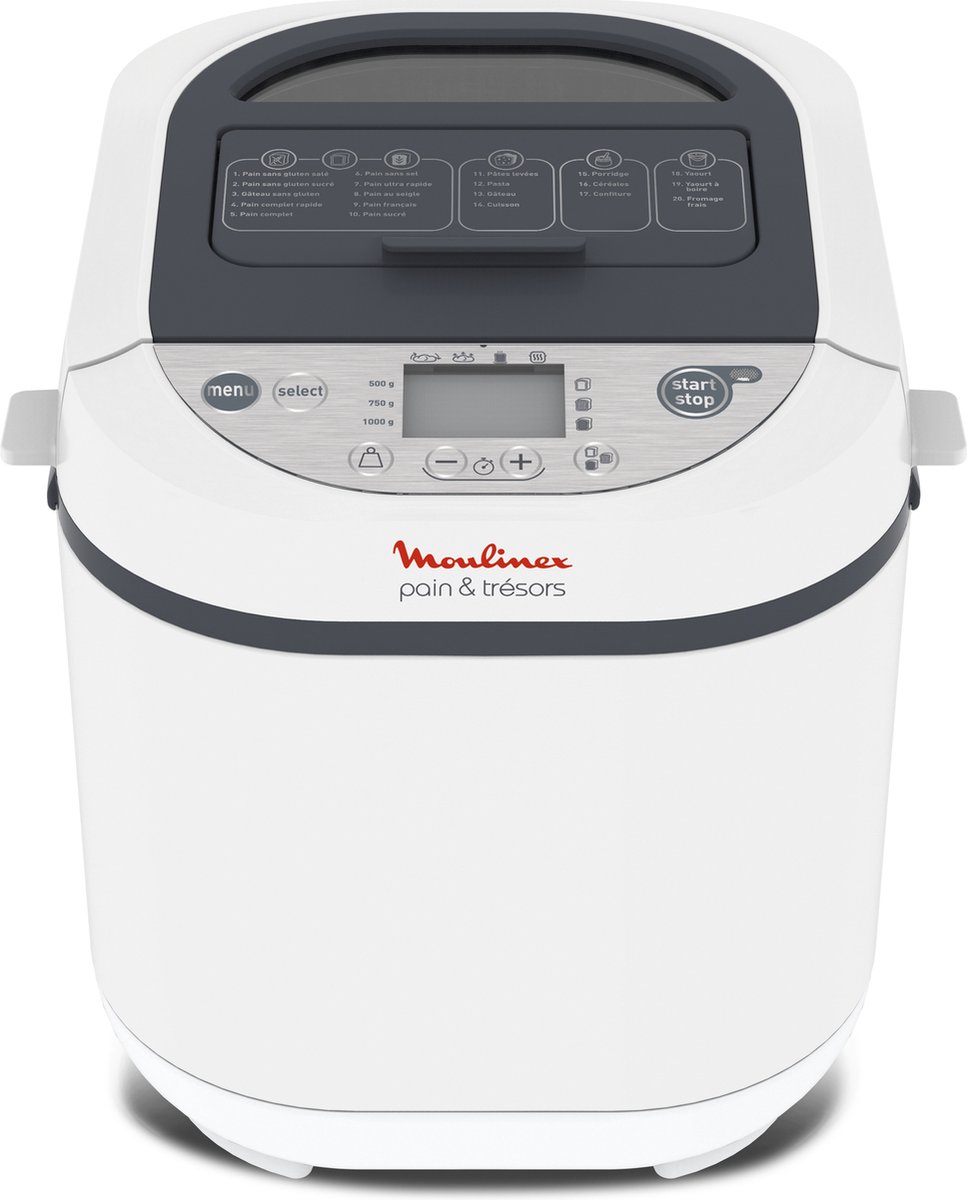 Moulinex OW250110 broodbakmachine Wit