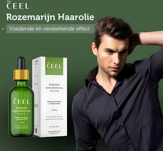 The Ceel Rozemarijn haarolie & rozemarijn haarwater - Voordeelset tegen haaruitval en voor sterke haargroei 100 en 50 ml