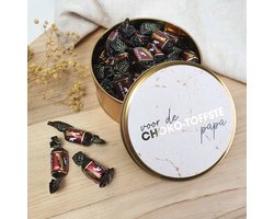 Blikken doos - Papa - GRATIS 400g VULLING - Papa cadeau - Cadeau papa - Cadeau vader - Vaderdag - Gelukkige verjaardag - Happy birthday - Voor papa - Vader - Kado papa