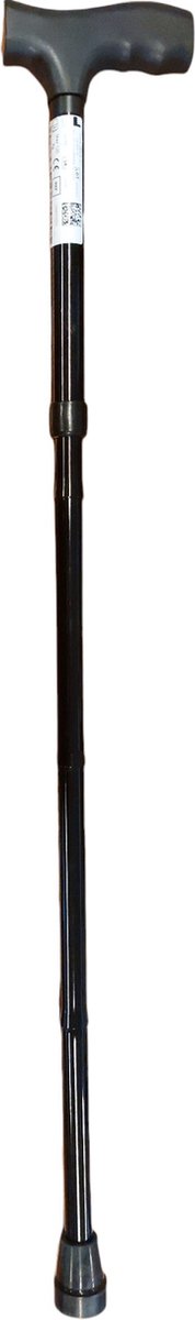 Premis - Wandelstok T handgreep aluminium 83 - 93,5 cm.(WA4030SZW) - Zwart