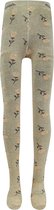 Ewers Malliot Kindermaat - Donkerbeige met Bloemen Perzikroze-134/146