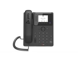 Téléphone multimédia professionnel Poly CCX 350 pour Microsoft Teams et compatible PoE