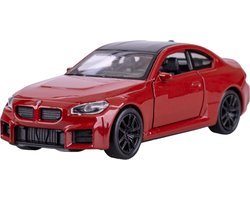 BMW M2 pull back 11.5 cm rood welly speelgoed auto verkoop per stuk