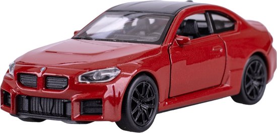 BMW M2 pull back 11.5 cm rood welly speelgoed auto verkoop per stuk
