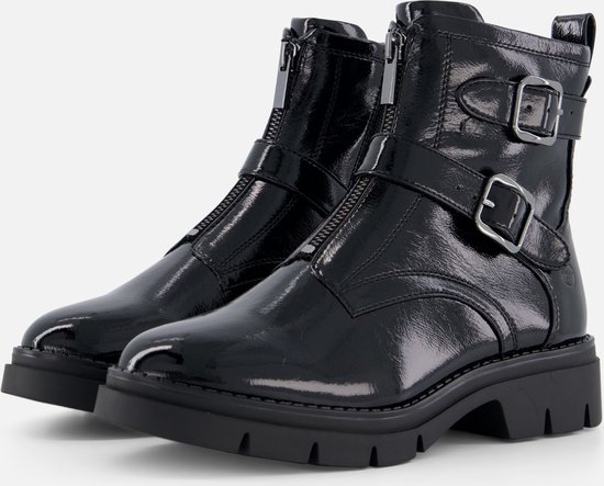 Damen Stiefeletten Tamaris Stiefel Glitzer Tamaris Stiefel Schwarz