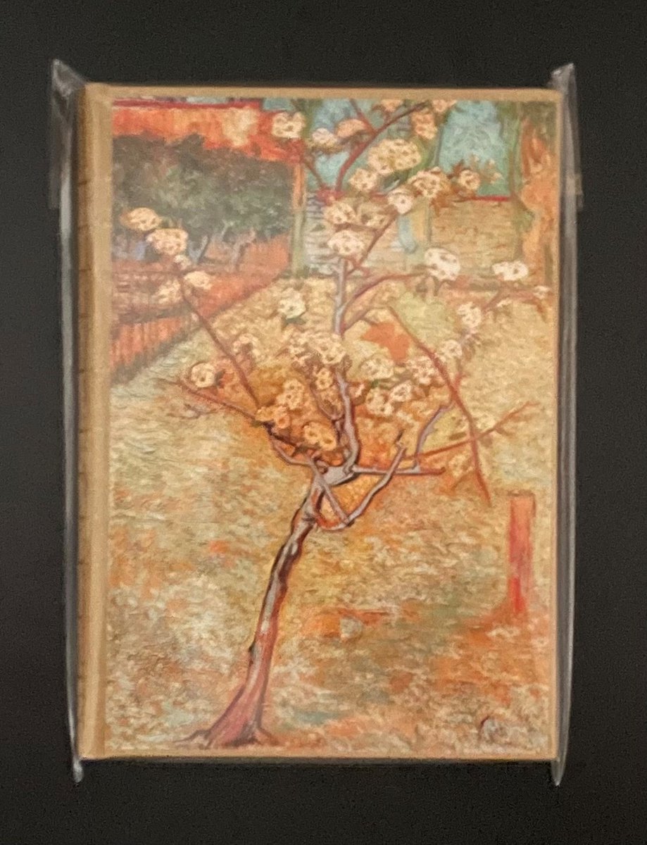 Hardcover Notitieboek Kunst 'Perenboompje in bloei' Vincent van Gogh