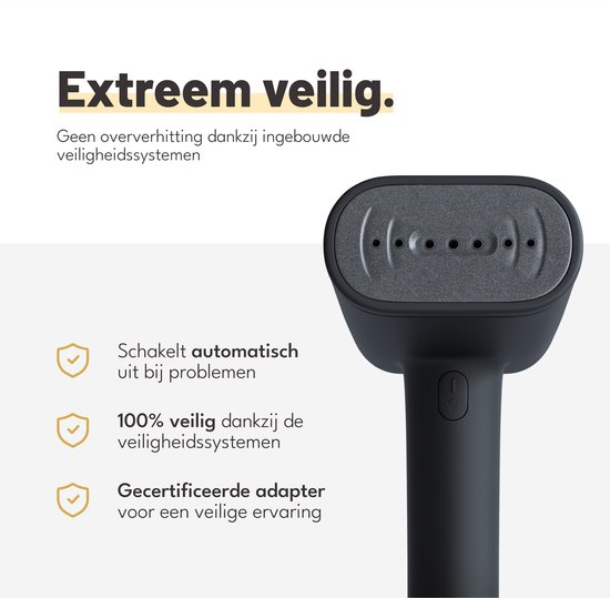 Kledingstomer & Reiniger - Stoomreiniger - Hand Stomer - Stoomapparaat voor Kleding - Ontkreuker