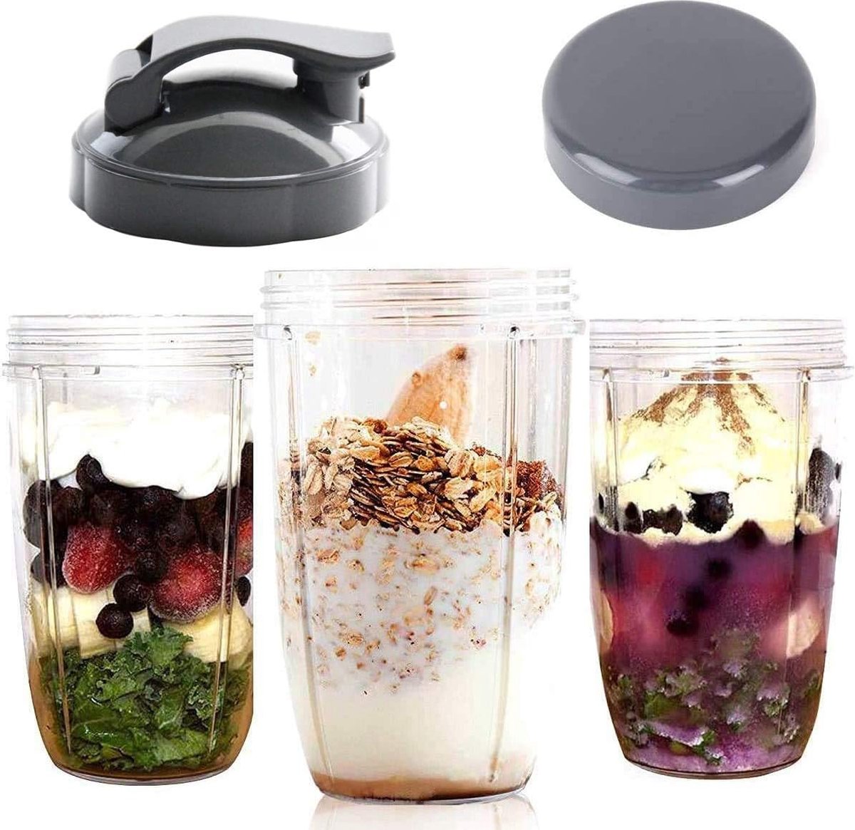 Ensemble de 2 pièces de rechange compatibles avec Nutribullet 600W/900W Ensemble de 2 pièces de rechange compatibles avec Nutribullet 600W/900W
