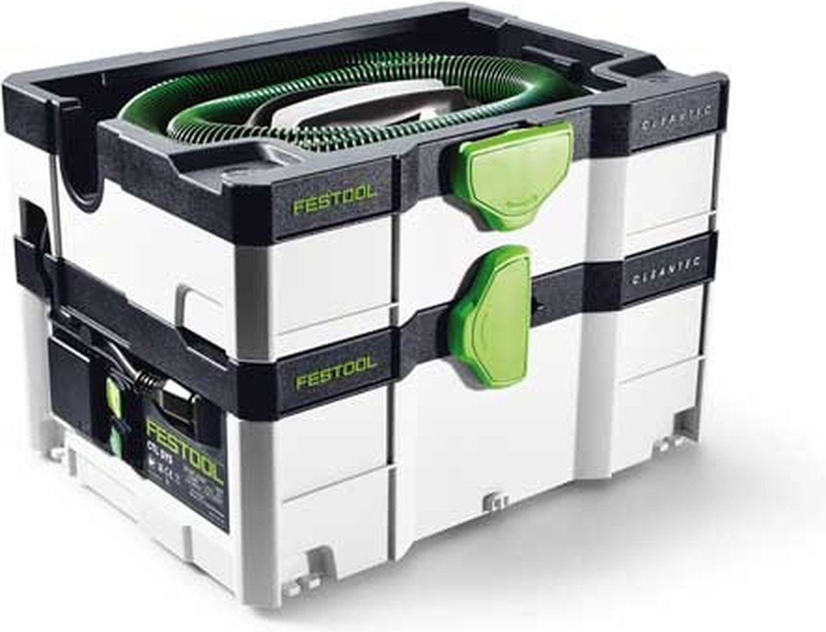 Festool CTL SYS Cleantec mobiele afzuiger 4,5 l stofklasse L ( 584173 ) + draagriem, mondstukken, zuigslang