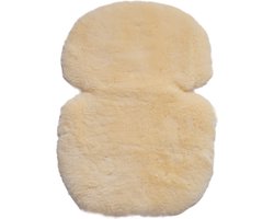 WOOOL Schapenvacht 2-In-1 Kinderwagen Buggy - SNUGGY (Medicinaal) - Inleg & Opleg - 100% Echte Schapenvacht - Kort Geschoren Wol - Veilig, ECO & Duurzaam