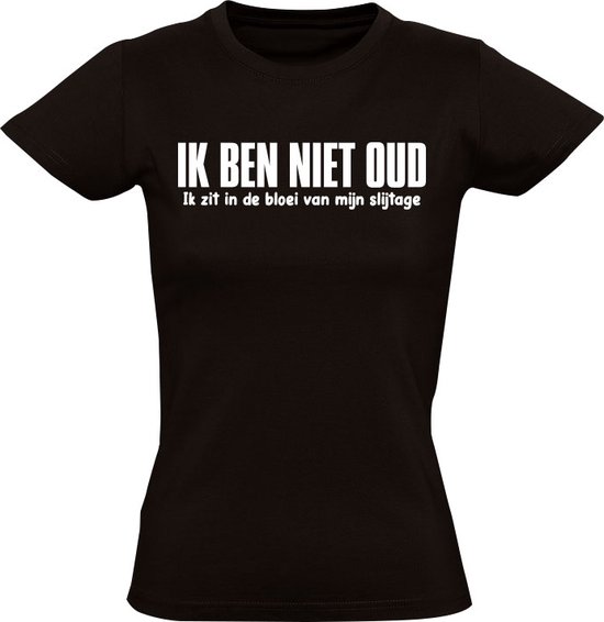 Je ne suis pas vieux, je suis dans la fleur de l'âge T-shirt femme | Anniversaire | Mère | Maman | grand-mère | Pension | drôle | cadeau | présent  | chemise