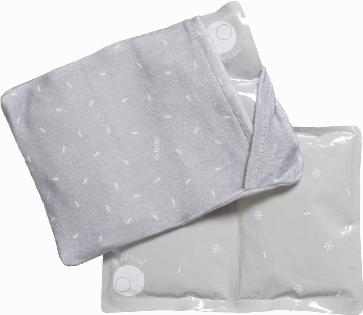 Goedkoopste b.box Jumbo Gel Koelelement Twinpack | Herbruikbaar Gel Ijspak voor Lunchtas | Kinderijspak voor Pijntjes | Veilige Gel | Inclusief Absorberende Stoffen Hoes