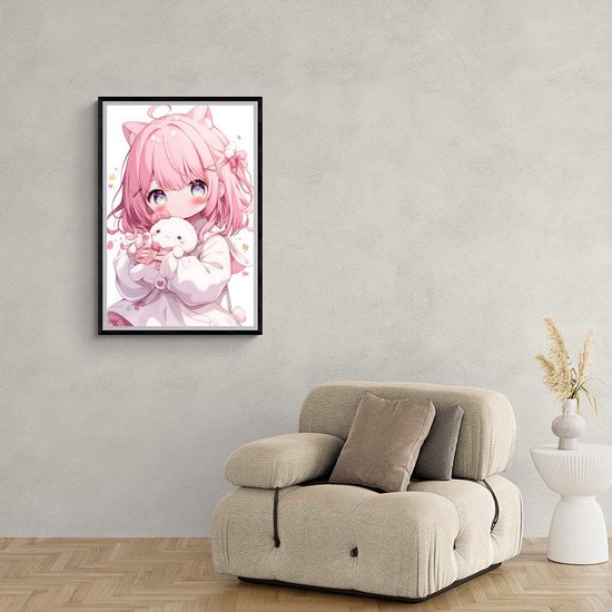 Kawaii affiche | Chibi Poster | Anime Poster | Affiche mignonne | Affiche colorée | Affiche créative | Affiche moderne | 51x71cm | MT | Décoration murale | Affiche murale | Convient pour l'encadrement