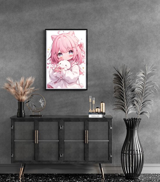 Kawaii affiche | Chibi Poster | Anime Poster | Affiche mignonne | Affiche colorée | Affiche créative | Affiche moderne | 51x71cm | MT | Décoration murale | Affiche murale | Convient pour l'encadrement
