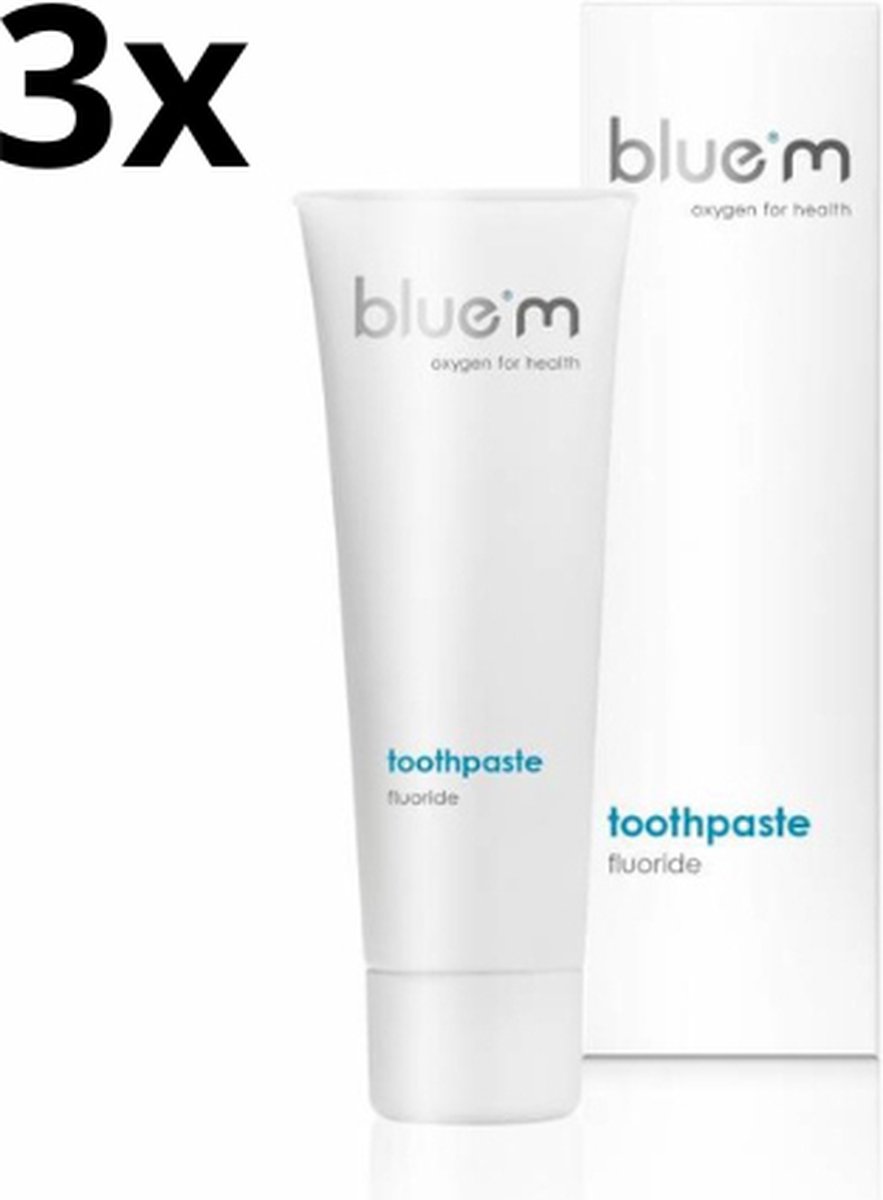 Goedkoopste 3x Bluem Tandpasta Perio Care Fluoride 75 ml - Voordeelverpakking