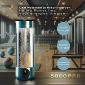 Power-8® H8 PRO Waterstoffles – Voor Zuiver en Antioxidant Water – Hydrogen Generator met PEM Filter – Voor Dagelijkse Gezondheid en Vitaliteit – 400ml - waterstof fles