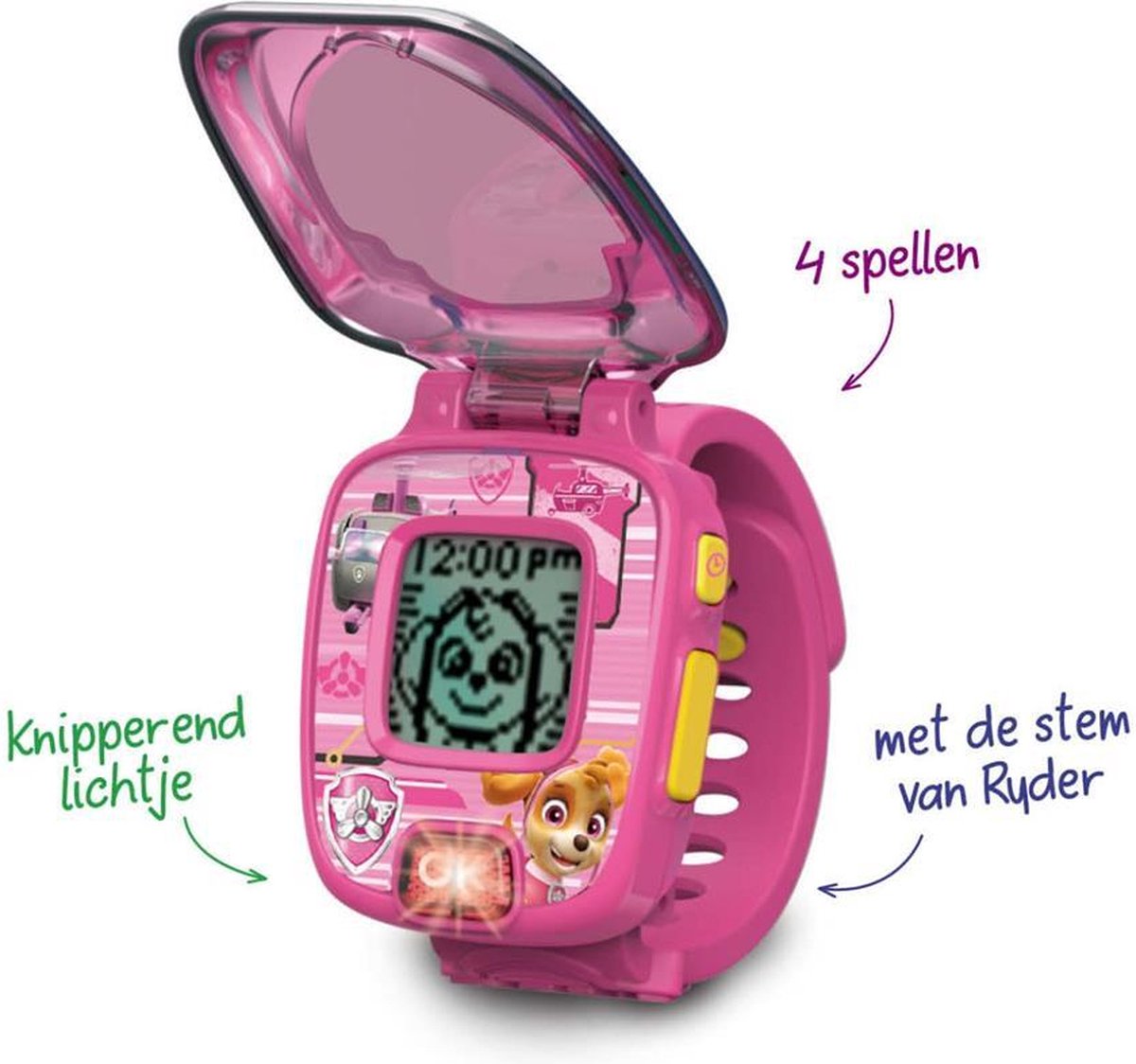 VTech PAW Patrol Skye Learning Watch - Educatief Speelgoed - Maak Kennis met Cijfers en Problemen Oplossen - 3 tot 7 Jaar — afbeelding 7