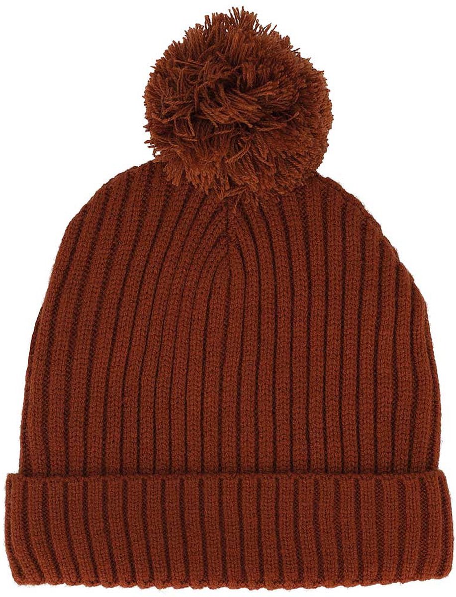 Sarlini - Baby Sjaal & Muts - Set - 0-12 Maanden- Midden Bruin