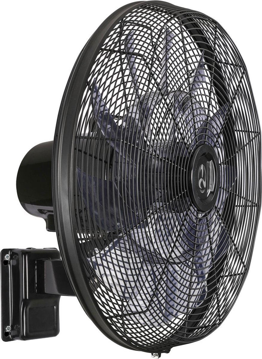 CasaFan AIROS ECO SILENT WALL SW Wandventilator 90 W (Ø) 514 mm Zwart Met afstandsbediening, Timer, Oscillerend, In hoo