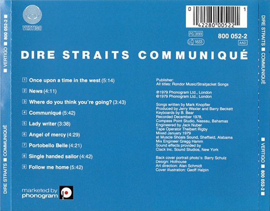 Dire Straits - Communique (CD) (Remastered)
