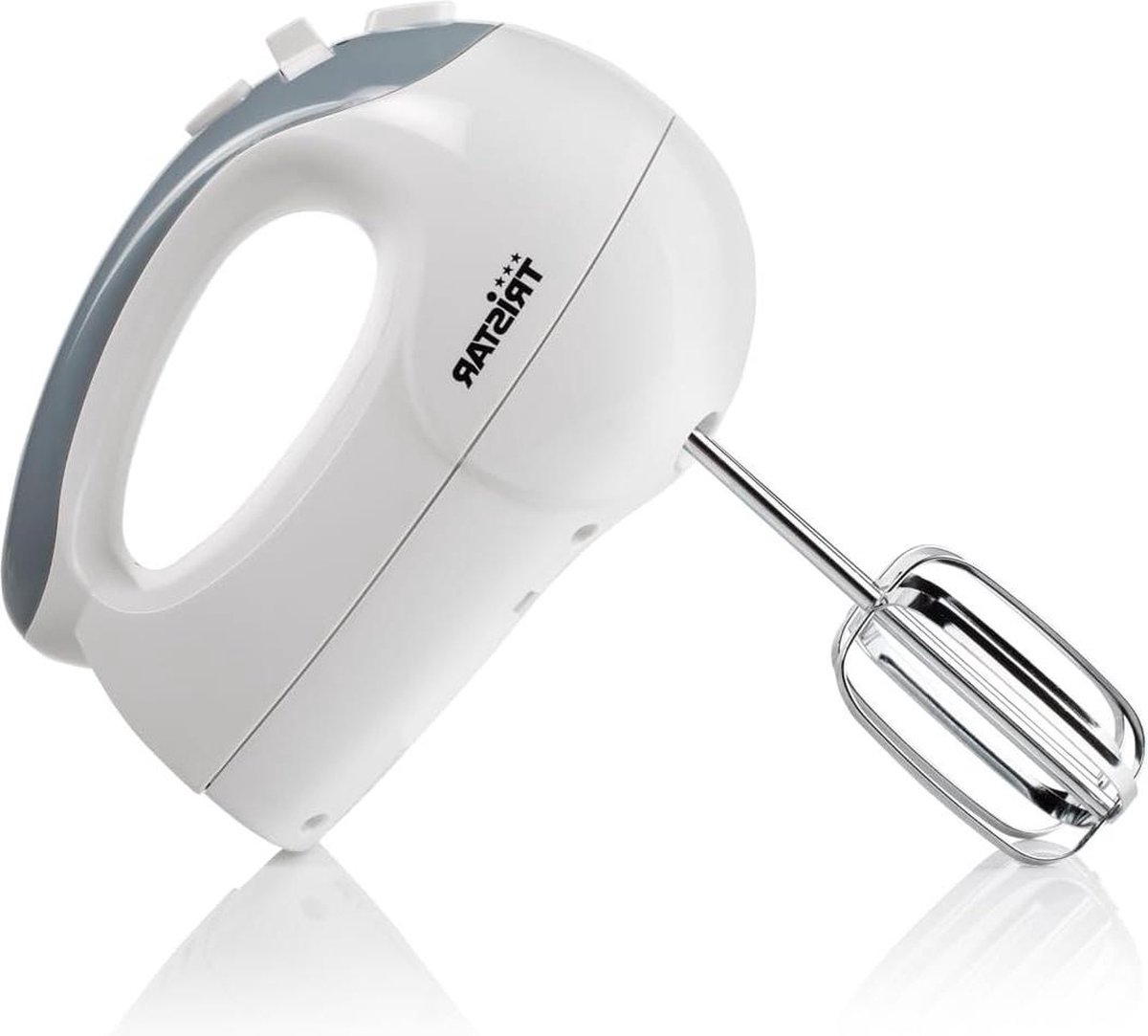 Handmixer 5 snelheidsinstellingen - 200 Watt - Met deeghaken - Wit