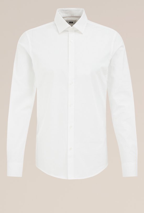 WE Fashion Heren Anti-odour slim fit overhemd met stretch