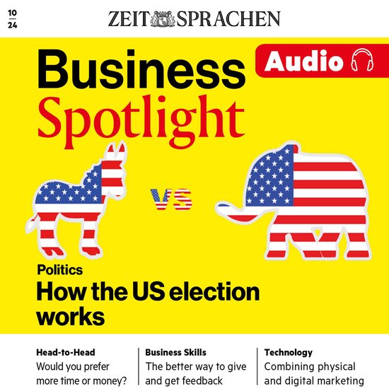 Business Englisch lernen Audio – Präsidentschaftswahl in  ... - cover