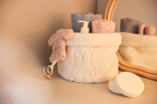 Jollein x Nijntje - Commodemandje - Commode Mandje voor Babykamer- 14x18cm - Opbermand - Teddy Miffy Oatmeal — afbeelding 5