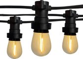 Bol.com a sunny day professioneel lichtsnoer buiten - lichtslinger - warm wit licht - 10 meter inclusief 10 led lampen - 10 mete... aanbieding