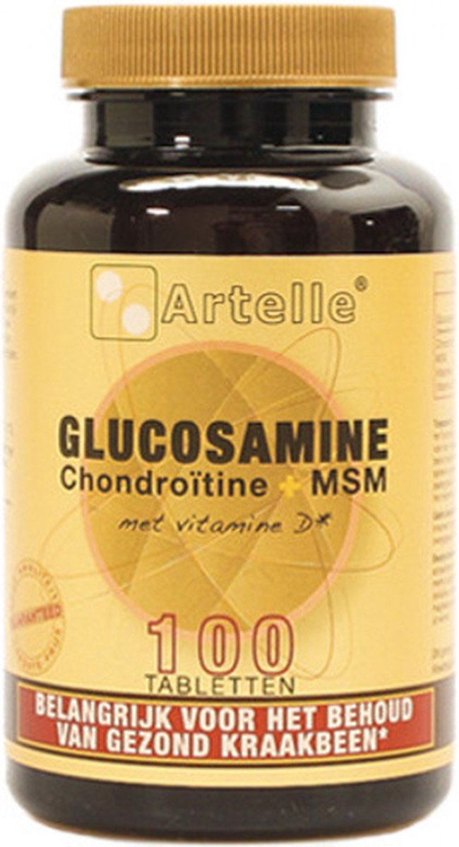 Bol.com Artelle Glucosamine Chondroïtine met MSM - 250 Tabletten - Voedingssupplement aanbieding