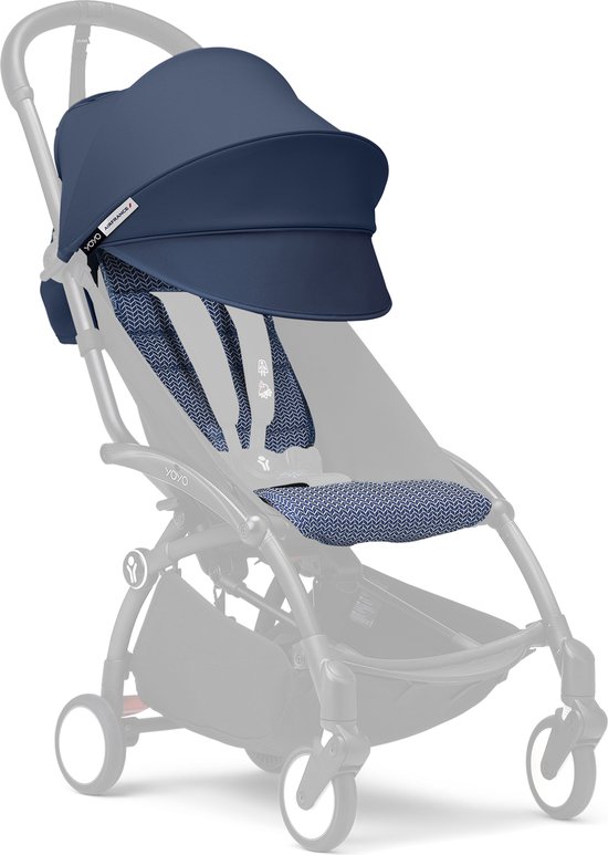 Stokke YOYO 6+ Color Pack Air France Blue met Uitschuifbare - Stokke - €90,00