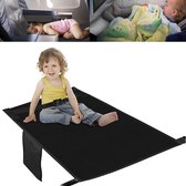 Lit d'avion de Luxe noir - kussen avion - Repose-pieds - Sécurité Bébé - Oreiller
