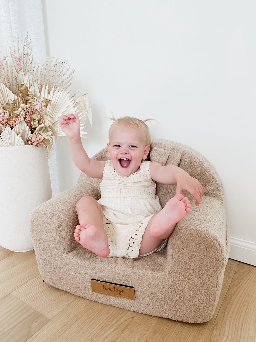 Kinderfauteuil ~ Teddy Beige