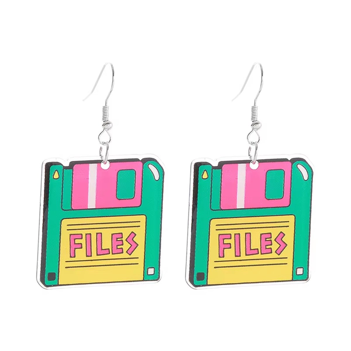 Retro Oorbellen - Floppy Disks