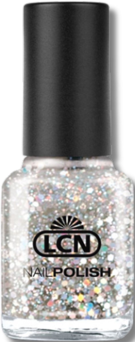 Goedkoopste LCN - Nagellak - Zilver Glitter - Disco Fever - 43179-G10 - 8ml - Vegan
